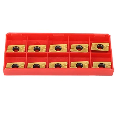 Image de 10Pcs Plaquettes de Fraisage APMT1604 CNC Inserts en Carbure Tour Lames Outils Coupe Dureté 15 50HRC