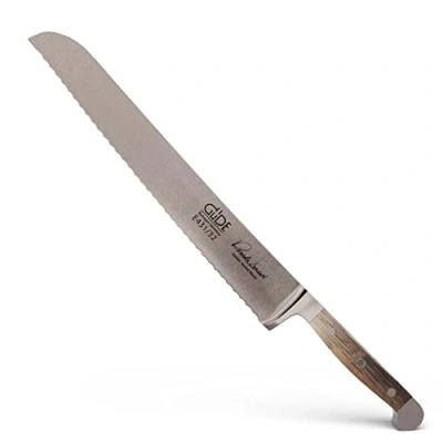 Image de Güde Solingen Couteau à Pain forgé, 32 cm, Bois DE chêne Baril, Alpha CHÊNE Baril Double mitre, fabriqué la Main en Allemagne