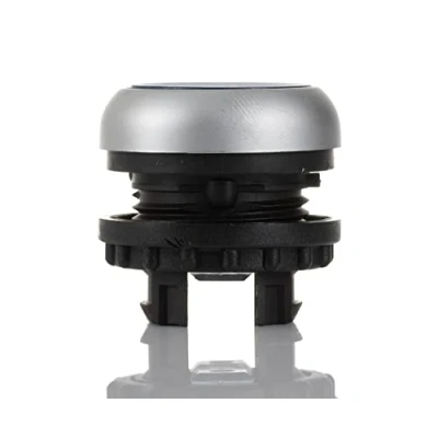 Image de Eaton M22 DL B Lot de 10 boutons poussoirs lumineux Râpe, retour, bleu, 3 x cm