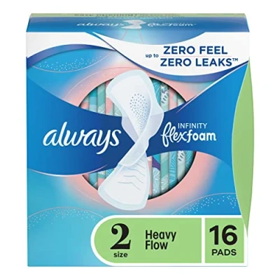 Image de Always Infinity Heavy Flow Flexi Wings Pads 16 ct