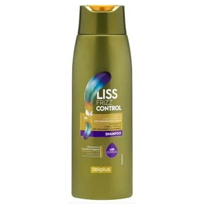 Image de Champú Liss Frizz Control 400 ml. cabello rebelde con Vitamina E y Queratina. Deliplus