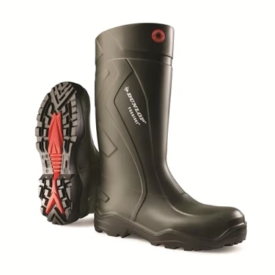 Image de Ejendals Dunlop 762933 Purofort Bottes de sécurité Taille 47 Vert/Noir