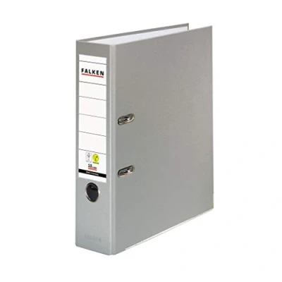 Image de Falken Classeur Rigide Largeur du dos : 80 mm. breit gris