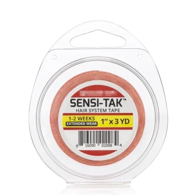 Image de EXOTIC MYTH Sensi Tak Ruban adhésif double face pour perruques, postiches, 2,5 cm x 2,9 m
