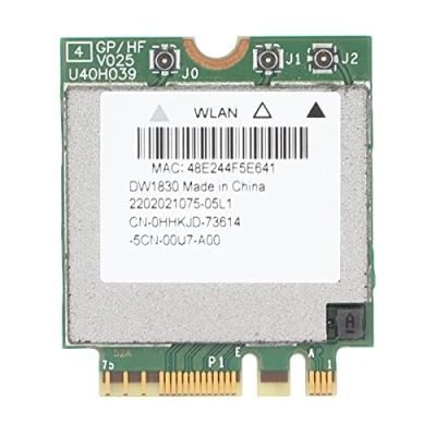 Image de Carte WiFi, DW1830 BCM943602BAED Réseau sans Fil Double Bande, NGFF M.2 802.11a/b/g/n/AC Adaptateur Bluetooth 4.0 pour Windows/OS X/Linux