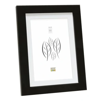 Image de Deknudt Frames S66KF2 Basic Cadre Photo Noir 21 x 15,9 1,5 cm