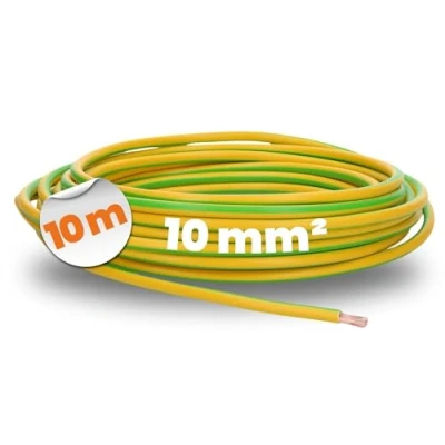 Image de Lapp 4520005 H07V K 10 mm² Vert/Jaune Câble de terre I Flexible PVC monoconducteur Toronné