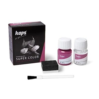 Image de KAPS Super Color Teinture pour Cuir Naturel Matières Synthétiques et Textiles 25 ml Plusieurs couleurs, 161 Magenta