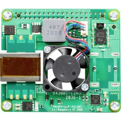 Image de Raspberry Pi® PoE+ Hat Platine dextension