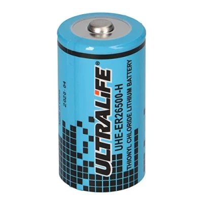 Image de Ultralife UHE ER26500 Bobbin Cell Cellule Ronde au Lithium chlorure de thionyle 3,6 V 9000 mAh