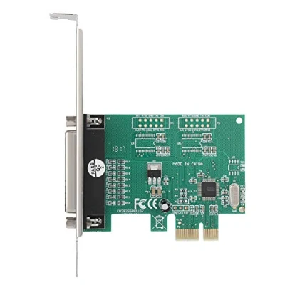 Image de Adaptateur PCI parallèle, PC Express1.0a Port parallèle Standard Imprimante DB25 LPT vers convertisseur E pour Windows 98SE / ME 2000 XP/Vista/Win 7 8 10