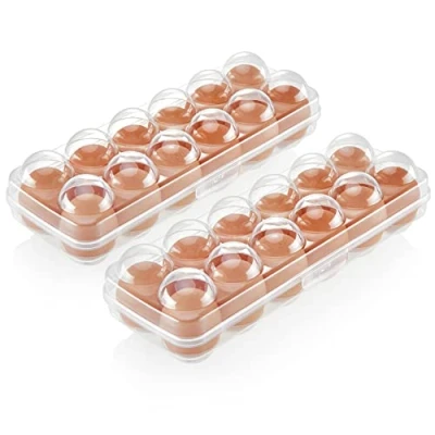 Image de com four® 2X boîte à Oeufs pour 12 Conservation des récipient Support