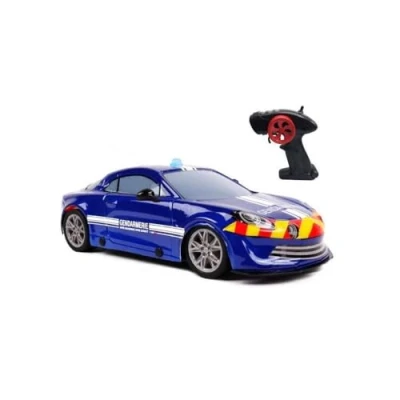 Image de TURBO CHALLENGE Alpine A110 Gendarmerie 1/16 099215 Voiture Télécommandée Bleu Prêt à Rouler Batterie Rechargeable et Piles incluses Plastique Jouet Enfant Cadeau Dès 8 Ans