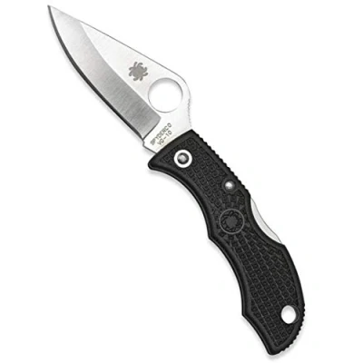 Image de SPYDERCO Ladybug 3 Couteau fermant Mixte Adulte, Noir, Taille Unique
