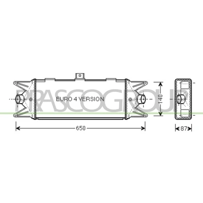 Image de PRASCO FT926N001 Intercooler IVECO: DAILY 4 Kasten/Kombi, 3 Bus