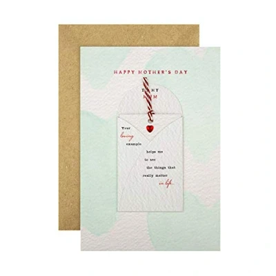 Image de Hallmark Carte de fête des mères pour maman Message souvenir vert
