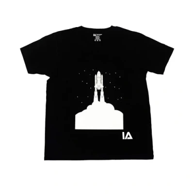 Image de Illuminated Apparel T Shirt Interactif Qui Brille dans LeFusée Spatiale 5 6 Ans