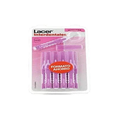 Image de INTERPROXIMAL Brosse Interdentaire Droite Ultrafine 10 Unités, Manche bi matière et antidérapante, Col Flexible, Efficacité maximale, Filaments Tynex, Prévient élimine la plaque bactérienne