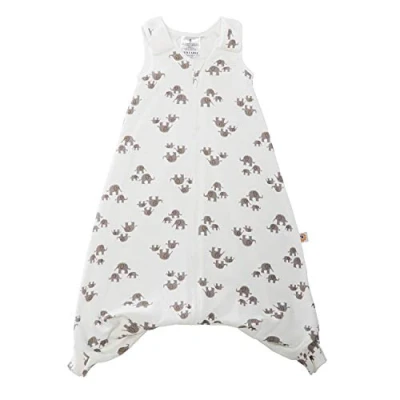 Image de Ergobaby Gigoteuse toutes saisons avec pieds et fente pour ceinture 6 18 mois Coton TOG 2.5 Hiver On The Move Elephant