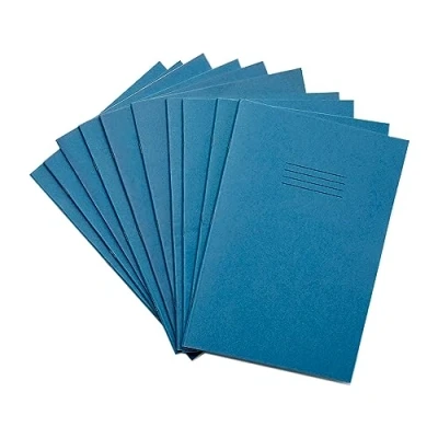 Image de RHINO F8M A4 48 Page Tinted Paper Exercise Book Light Blue/Green (Pack of 10)