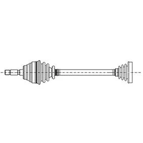 Image de METELLI 17 0653 Arbre de transmission 512 84,5 FIAT: Stilo 3/5 portes, Multi Wagon