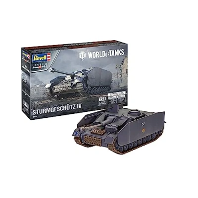 Image de Revell 03502 Char d&#039;assault Sturmgeschütz IV World of Tanks Jeu Maquette, 03502, Incolore, 1/72