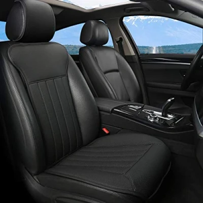 Image de Black Panther Housse pour Voiture Siege, Confortable de Siège Avant,Quatre Saisons Universelles Antidérapant Siege avec Dossier(1PC Noir)