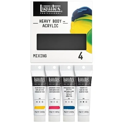 Image de Liquitex Professional Acrylique Heavy Body Set Mélanges 4X59ml