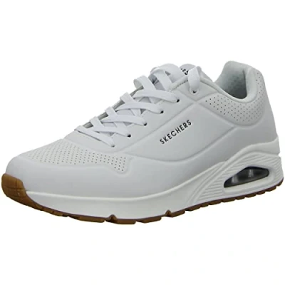 Image de Skechers Homme Uno Stand on Air Baskets, Off White Durabuck Mesh, 39.5 EU