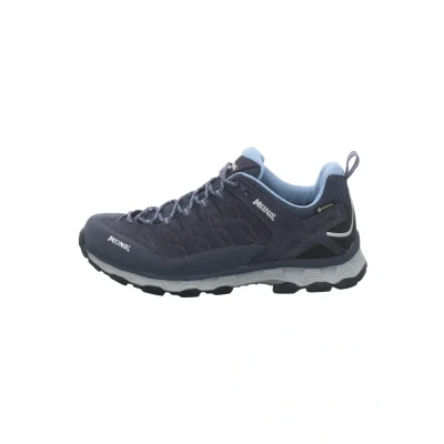 Image de Meindl Baskets basses, Femme, Taille: 42.5, Blau kombiniert mit Cuir et textile