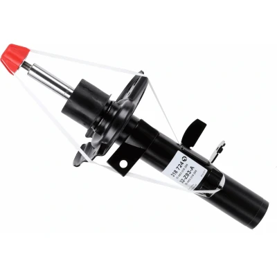 Image de SACHS 318 724 Amortisseur gauche Pression de gaz Système bitube Jambe suspension Goujon en haut FORD: FOCUS 3 Turnier,