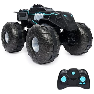 Image de Monster Jam DC Comics Batman, véhicule télécommandé, résistant à l&#039;eau, pour garçons de 4 Ans et Plus 6062331