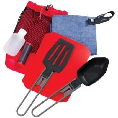 Image de RMS MSR Ultralight Kitchen Rouge/Noir Ustensiles