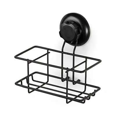 Image de Compactor Bestlock Panier à ventouse, Noir, XS, 16,4 x 10,5 H 15,5 cm, RAN9786