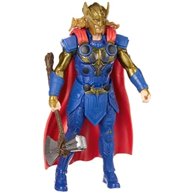 Image de Marvel Studios Thor : Love and Thunder Figurine d&#039;action de luxe avec fonction 15,2 cm Jouets pour enfants à partir 4 ans