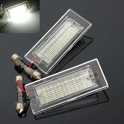Image de DHCN 2X éclairage de Plaque d&#039;immatriculation LED pour B MW X5 E53 1999 2006 X3 E83 2003 2010