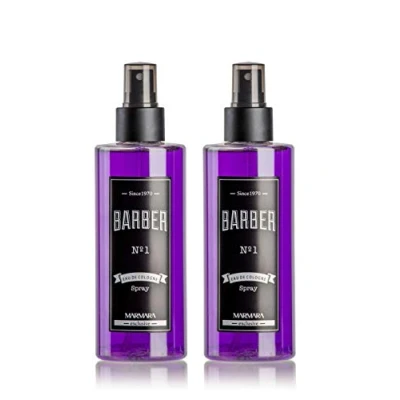 Image de BARBER MARMARA Eau de Cologne Pour homme (2 x 250 ml) Après rasage parfumée Rafraîchit Parfum Désinfectant à 70 N1)
