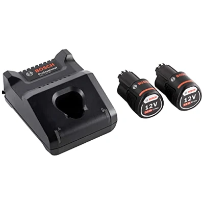 Image de Bosch Professional 12V System set de base (2 batteries 2,0 Ah + chargeur GAL 40, dans boîte carton)