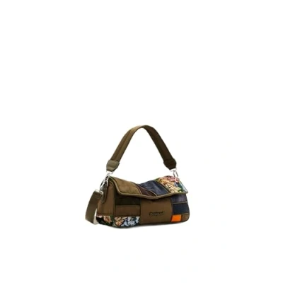 Image de Desigual, Sac à main en tissu pour accessoires Femme, Vert, One size