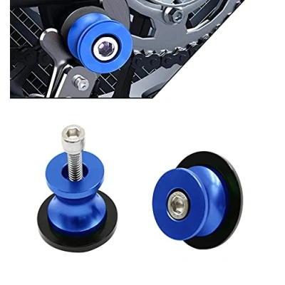 Image de 2pcs Diabolos Moto M8 Vis du Bras Oscillant Support CNC Aluminium Pour CBR 150 CBR100f CBR1000rr CBR1100xx 125 CBR250 CBR400rr CBR400f CBR450sr CBR600rr CBR600f CBR900rr CBR954rr (Bleu)