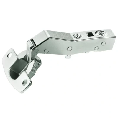 Image de Sensys 8639i W30 Charnière d&#039;angle avec amortissement intégré (Sensys W30) nickelée Angle d&#039;ouverture 95 Perçage TH 52 x 5,5 mm à visser ( )