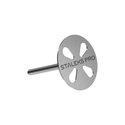 Image de STALEKS Pododisc 10 15 20 25 mm pédicure + 5 recharges lime 180 grit usage professionnel domestique acier inoxydable (PDSET) (Diamètre mm)