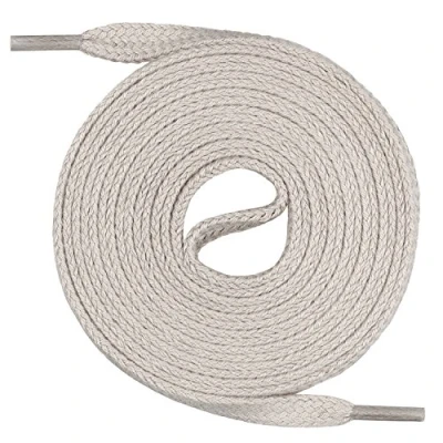 Image de lacets Mount Swiss© Premium, 1 paire de plats, 100% coton, indéchirables, largeur 7 mm, longueur 45‑200 cm 170 beige clair