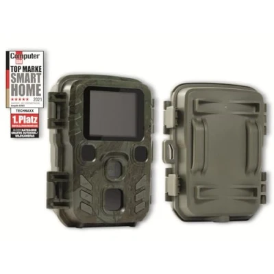 Image de Technaxx Allemagne Nature Sauvage Caméra Alimenté par Batterie Full HD Cam Intérieur Extérieur Vision Nocturne Capteur de Mouvement Chasse Faune pour Surveillance TX 117