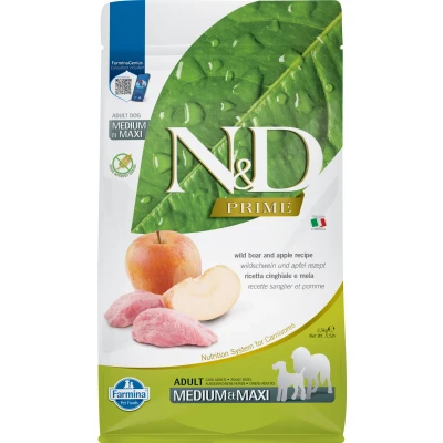 Image de N&amp;D Prime Chien Med/Max SANGL. Sac/2,5kg Aliment FARMINA