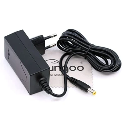 Image de Chargeur compatible Rowenta Air Force Extreme RH8827WO, RH8828WO RH8829WO RH8970WO/2D0 (Remplace SSC 360025EU RS RG5277) Cordon de charge aspirateur à batterie avec mungoo chiffon nettoyage d&#039;écran