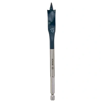 Image de Bosch Professional 1x Mèche plate Self Cut Speed (Bois, avec queue six pans 1/4&quot; Ø 13 mm Longueur 400 mm, Accessoire Perceuse à percussion)
