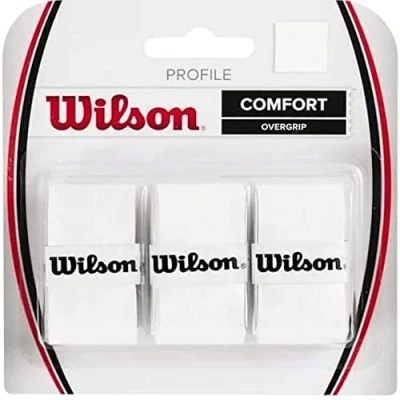 Image de WILSON Mixte Wrz4025wh Lot de 3 surgrip, Blanc, pack EU