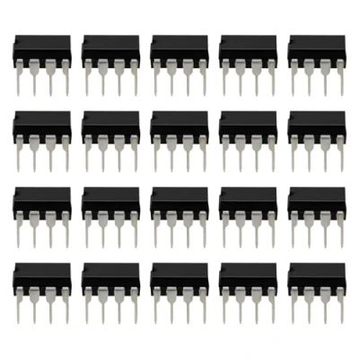 Image de OTOTEC 20 Pièces Puces IC d&#039;amplificateur Opérationnel de Remplacement TL071CP TL071 DIP 8 Puce d&#039;entrée JFET à Faible Bruit pour Le Traitement Du Signal Audio