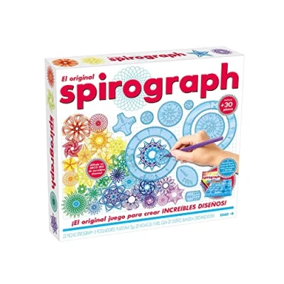 Image de Spirographe Spirograph Original: Enfant 8 Ans Kit Dessin Mandala Junior 30 Pièces Designer